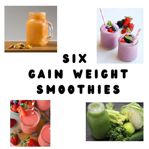 Six Gain Weight Smoothies - Etsy