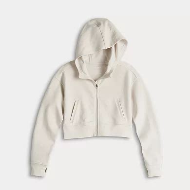 Girls 7-20 Tek Gear® Cropped Zip Up Jacket in Regular & Plus Size