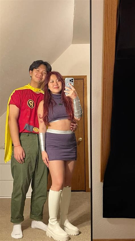 Halloween costume | couples costume | teen titans | starfire | robin ...
