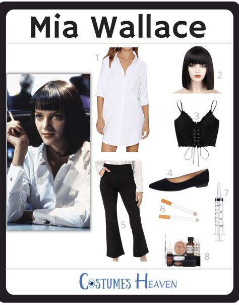 Mia Wallace: The Wife of A Wealthy Mobster | Mia wallace costume, Mia ...