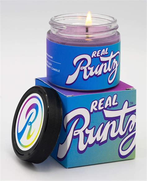 Buy CandleBudz Real Runtz Scented Candle Contains Various Terpene ...