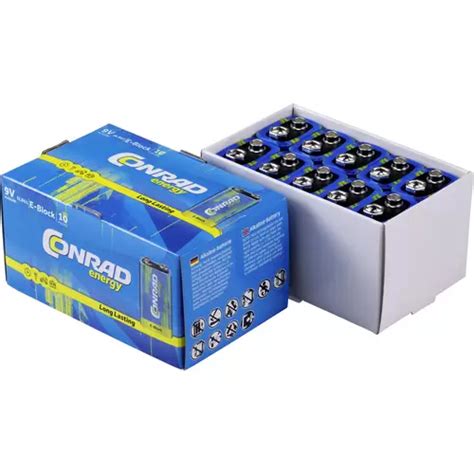 6LR61 9 V Block-Batterie Alkali-Mangan 9 V 10 St. | getgoods