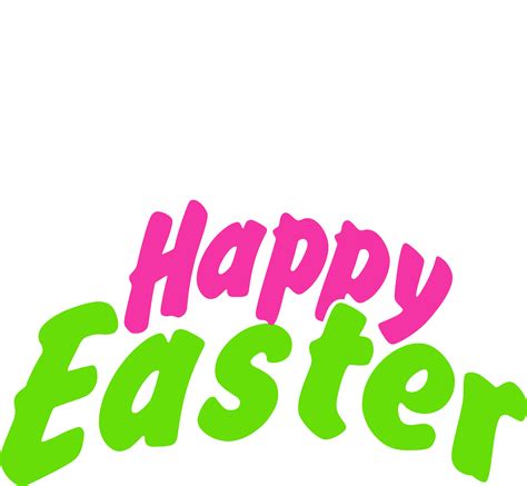 Happy Easter Clip Art Image - Happy Easter Transparent Clipart - Png ...