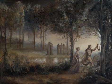 Orpheus Leading Eurydice – Master Copy Painting by Vera Atlantia