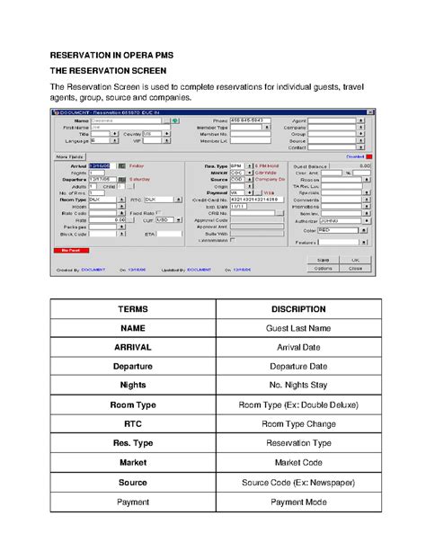 How to Create a Reservation in Opera 的图像结果