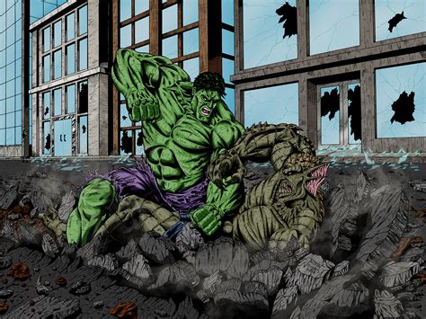 Hulk vs Abomination on Behance