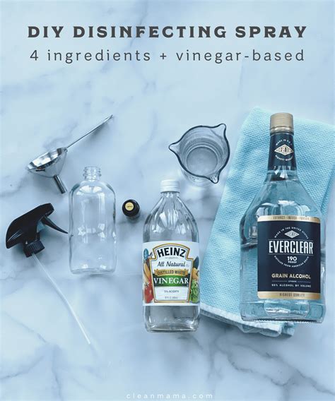 DIY Natural Disinfecting Spray - Clean Mama