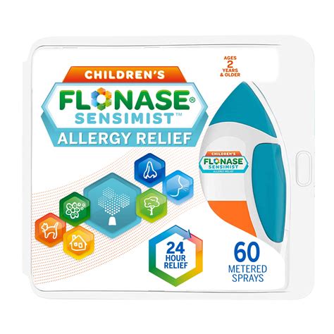 Flonase Sensimist Pediatric Allergy Relief Spray for Kids, Sinus ...