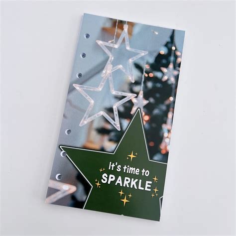 Petite Planner - 8 Week Food Diary Insert - It's time to sparkle