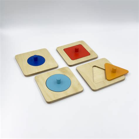 Wooden 4 Shape Puzzles Set| Buy Pereyan Wooden Shape Puzzles Online in ...