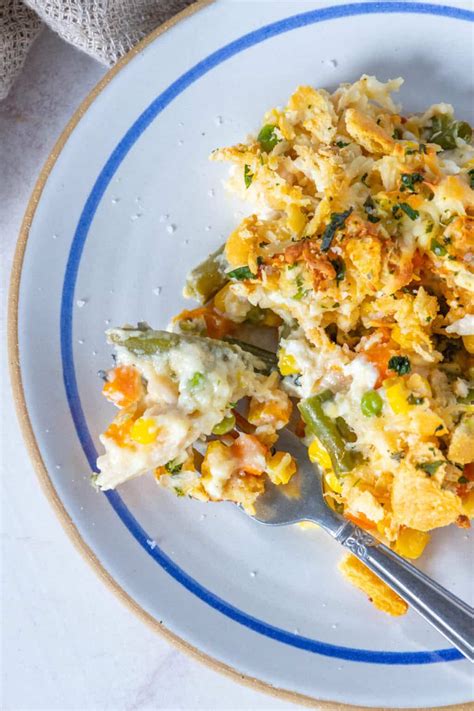 Creamy Chicken Vegetable Casserole - Sweet Cs Designs