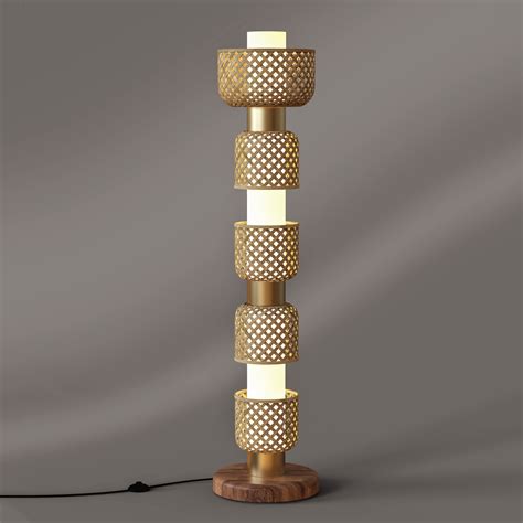 Metamorphosis: Unique Bamboo Floor Lamps | Mianzi