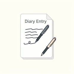 Diary Entry - English Grammar Class 5 PDF Download