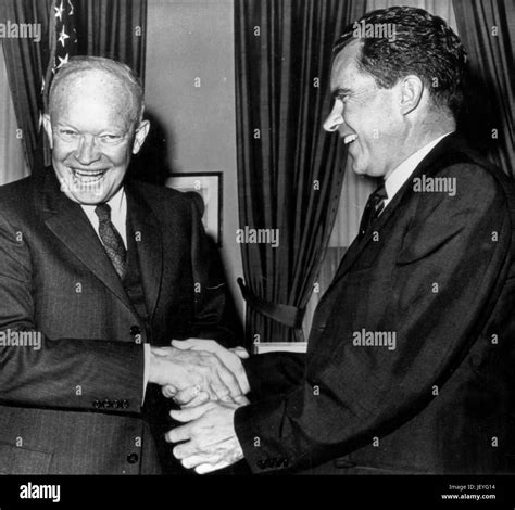 dwight eisenhower, richard nixon, 1960 Stock Photo - Alamy