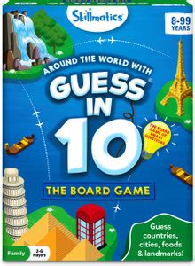 Skillmatics Family Card & Board Game - Guess In 10 Around The World for ...