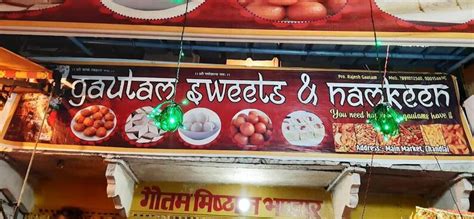 Menu at Gautam sweets, Chandlai
