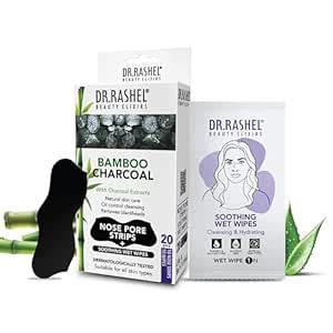 DR.RASHEL Bamboo Charcoal Nose Pore Strips | Activated Charcoal & Tea ...