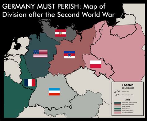 Germany Must Perish: the post war division of germany : r/imaginarymaps
