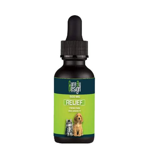 Buy Cure By Design 500mg CBD Relief Oil for Dogs and Cats online at ...