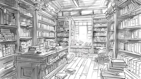 Library Drawing 的图像结果