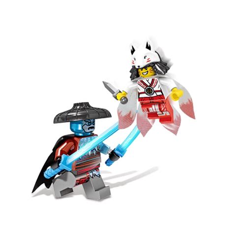 Buy EAYSG 24 Pcs Mini Figures Kai Jay Sensei Ninjago Master Wu Building ...