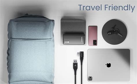 Ambrane Type C Mobile Charging Cable 3A Fast Charging, 1M, L Shaped ...