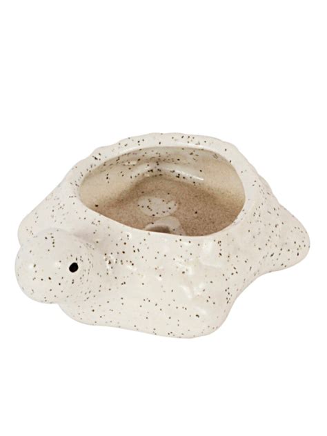 Ceramic mini turtle planter pot – Gaia Pottery In