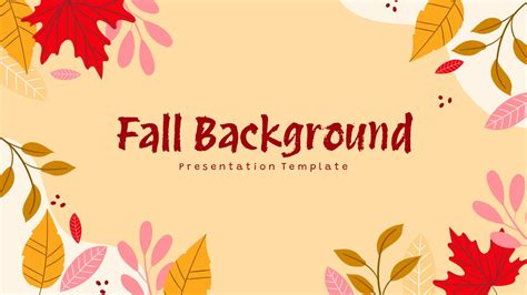 Fall PowerPoint Background 的图像结果