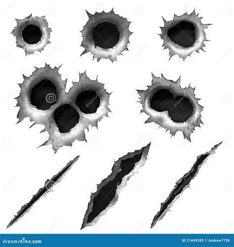 Bullet Holes On Red Blood Splatter Background Royalty-Free Stock Photo ...