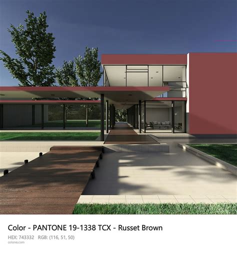 About PANTONE 19-1338 TCX - Russet Brown Color - Color codes | matching ...