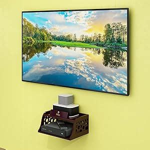 Raafi Wooden Set Top Box Wall Shelf for Setup Box WiFi Router | AC ...