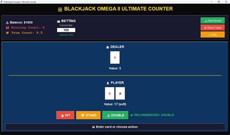 Python-based Omega II Blackjack Counter | Freelancer