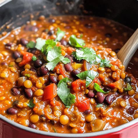 Vegan Lentil Chili Recipe - Ultimate Comfort Food Delight