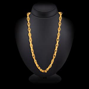 MEENAZ South Indian Chain 1 one gram gold chain for boys men gents ...