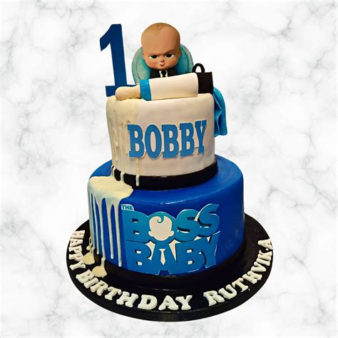 Boss Baby 1st Birthday Cake! – legateaucakes