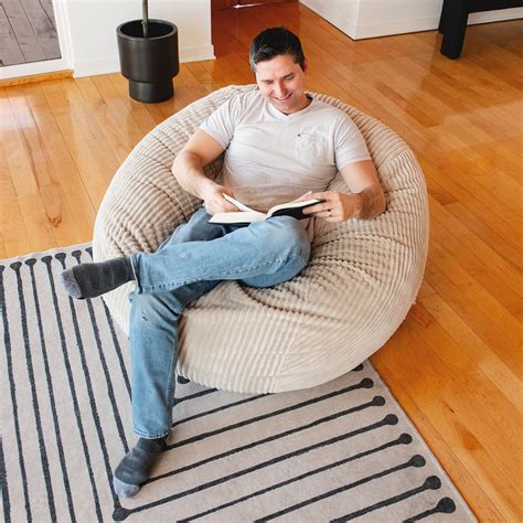 Fuf® Large Foam Filled Bean Bag Chair for Adults | Big Joe® Bean Bags