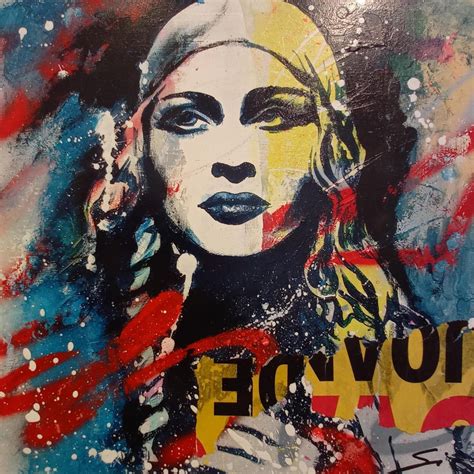 Painting Madonna Madame X by Mestres Sergi | Carré d'artistes