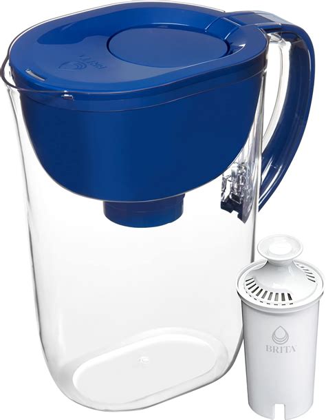 Buy Brita Large Water Filter Pitcher for Tap and Drinking Water, Blue ...