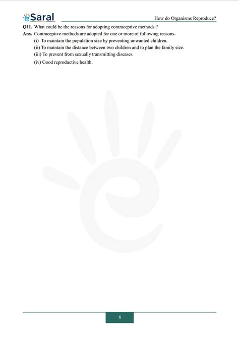 NCERT Solutions for Class 10 Science Chapter 8 - How Do Organism Reproduce