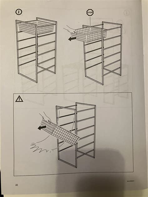 What does this mean? I'm putting together the Jonaxel closet drawers ...