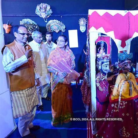 Madhya Pradesh Chief Minister Shivraj Singh Chouhan during the ...