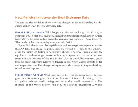 How Policies Influence the Real Exchange Rate - MACRO ECONOMICS - Studocu