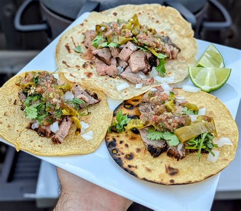 Southwest Tri-tip Tacos with Grilled Hatch Chiles - Char-Griller