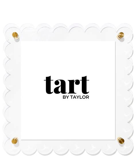 Tart by Taylor Classic Scallop Acrylic Floating Frame, 23" | Dillard's