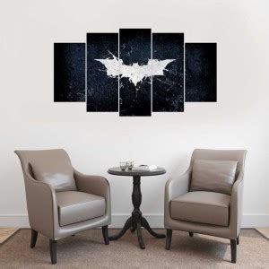 Impression Wall 48 cm Bat Man Logo Sticker (Cover Area :- 36 X 19 inch ...