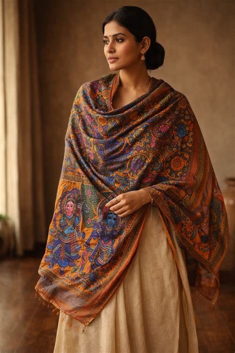 Pen Kalamkari From Sri Kalahasti Andhra Pradesh – masha's closet