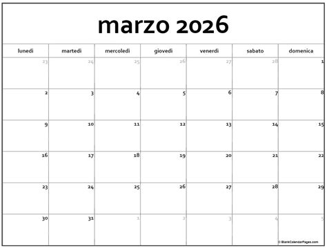 Calendario De Marzo 2025 Para Imprimir