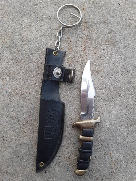 Vintage Mini EAGLE Knife With Keychain Sheath. - Etsy