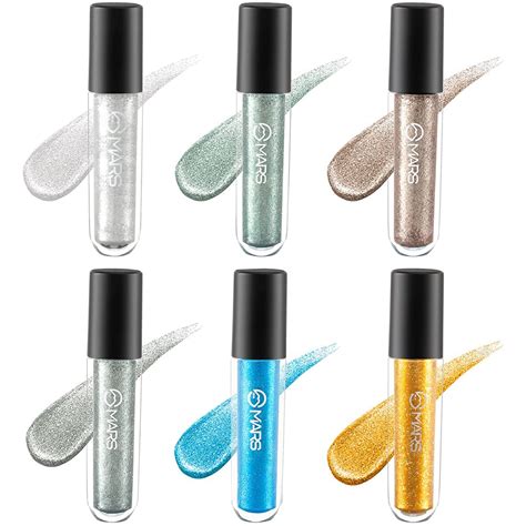 Buy Mars Imported Magic Eyes Fashion Glitter Eyeliner Pack of 6 with ...