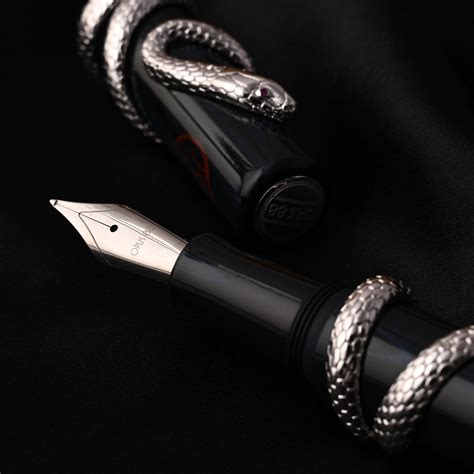 Opus 88 Zodiac Snake Fountain Pen - Black – Makoba